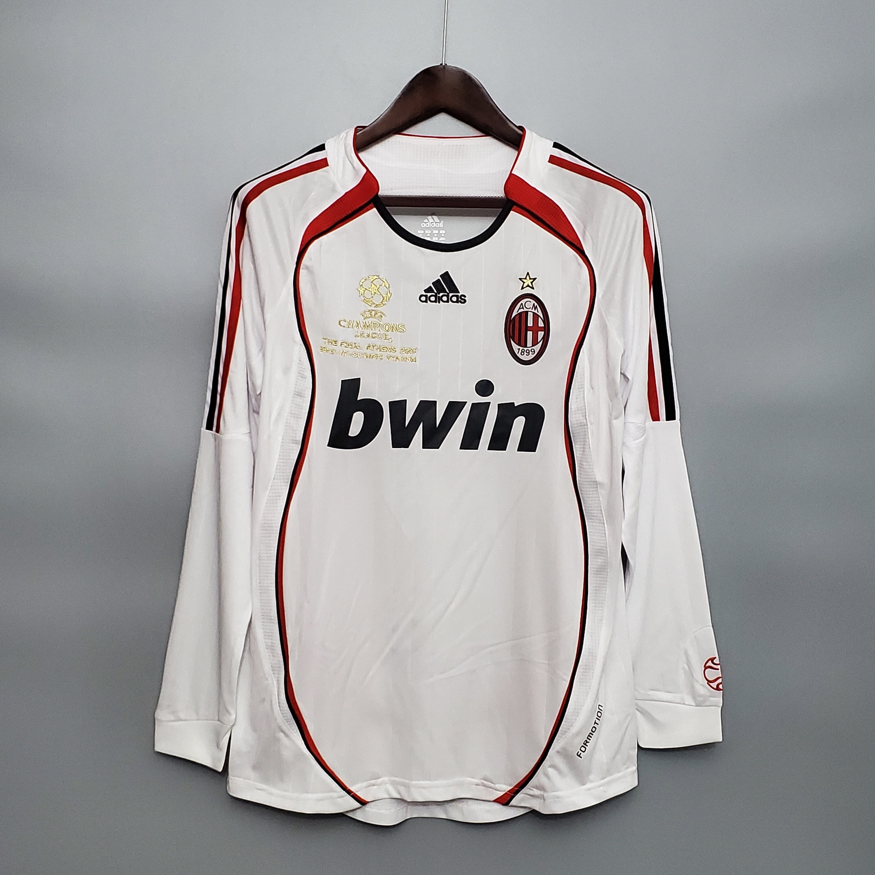 06/07 AC Milan Home Long Sleeves Retro Jersey