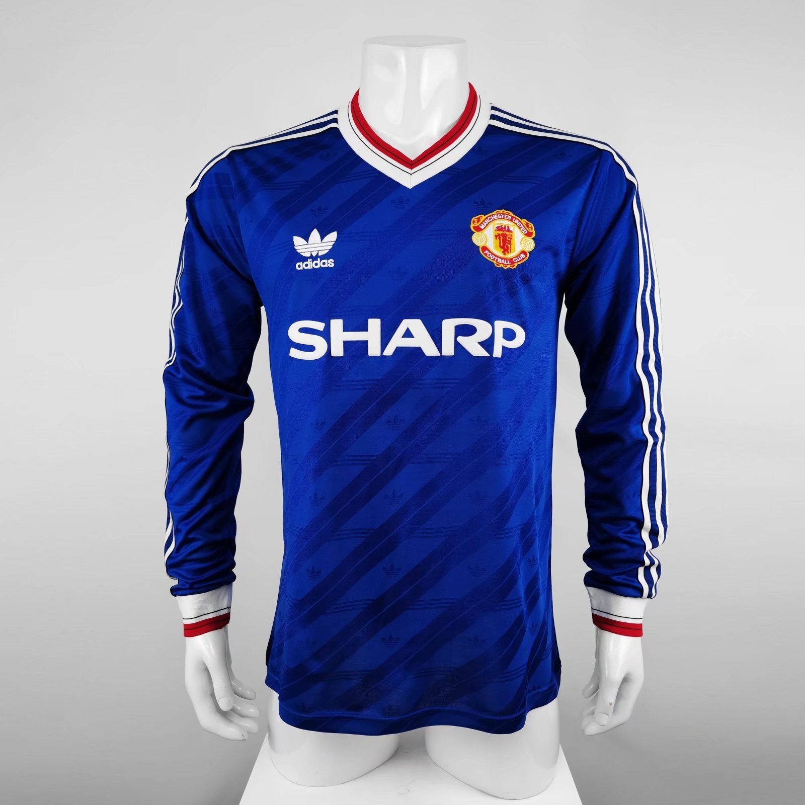86/88 Manchester United Long Sleeve Third Away Retro Jersey