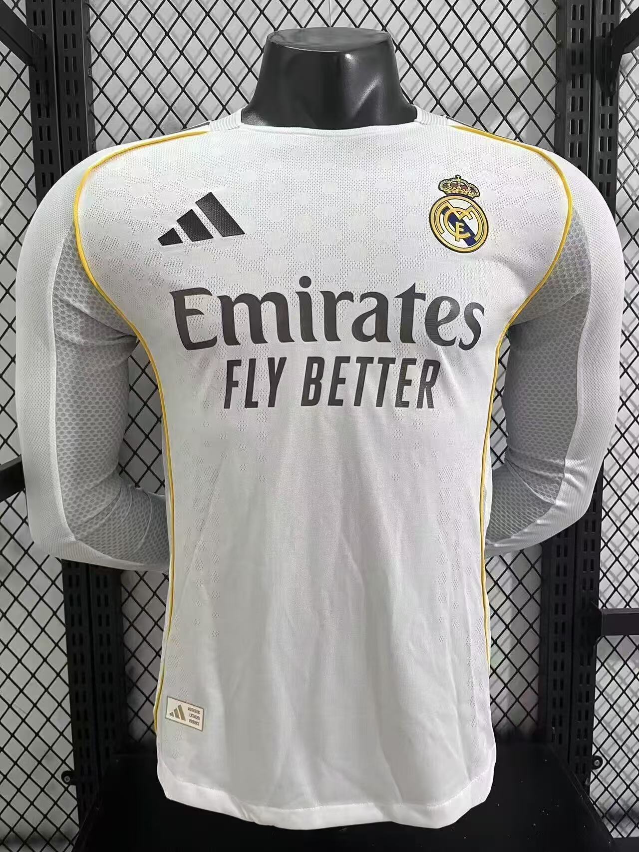25/26 Real Madrid Home Long Sleeve Jersey
