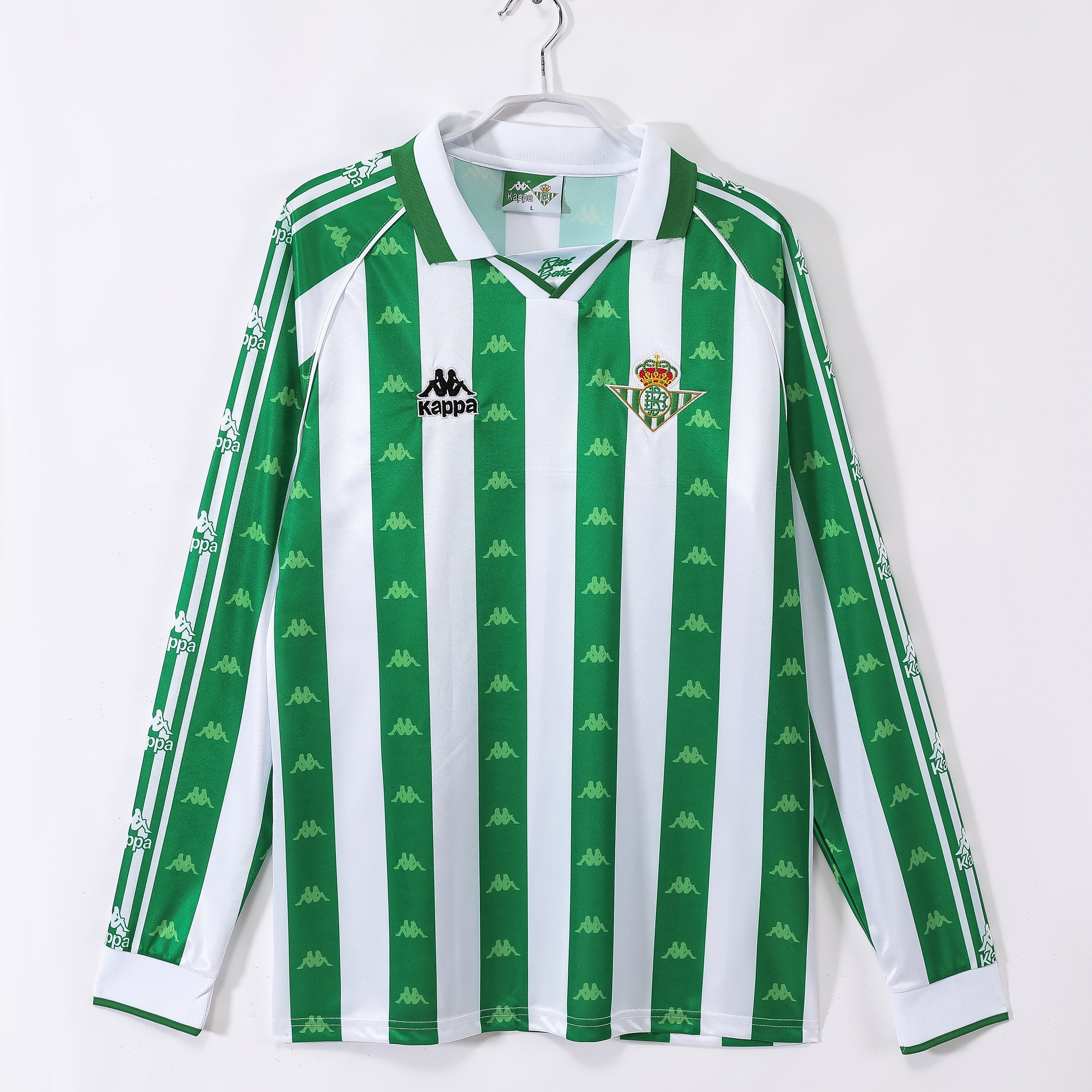 95/97 Real Betis Long Sleeve Home Retro Jersey