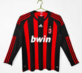 08/09 AC Milan Long Sleeve Home Retro Jersey
