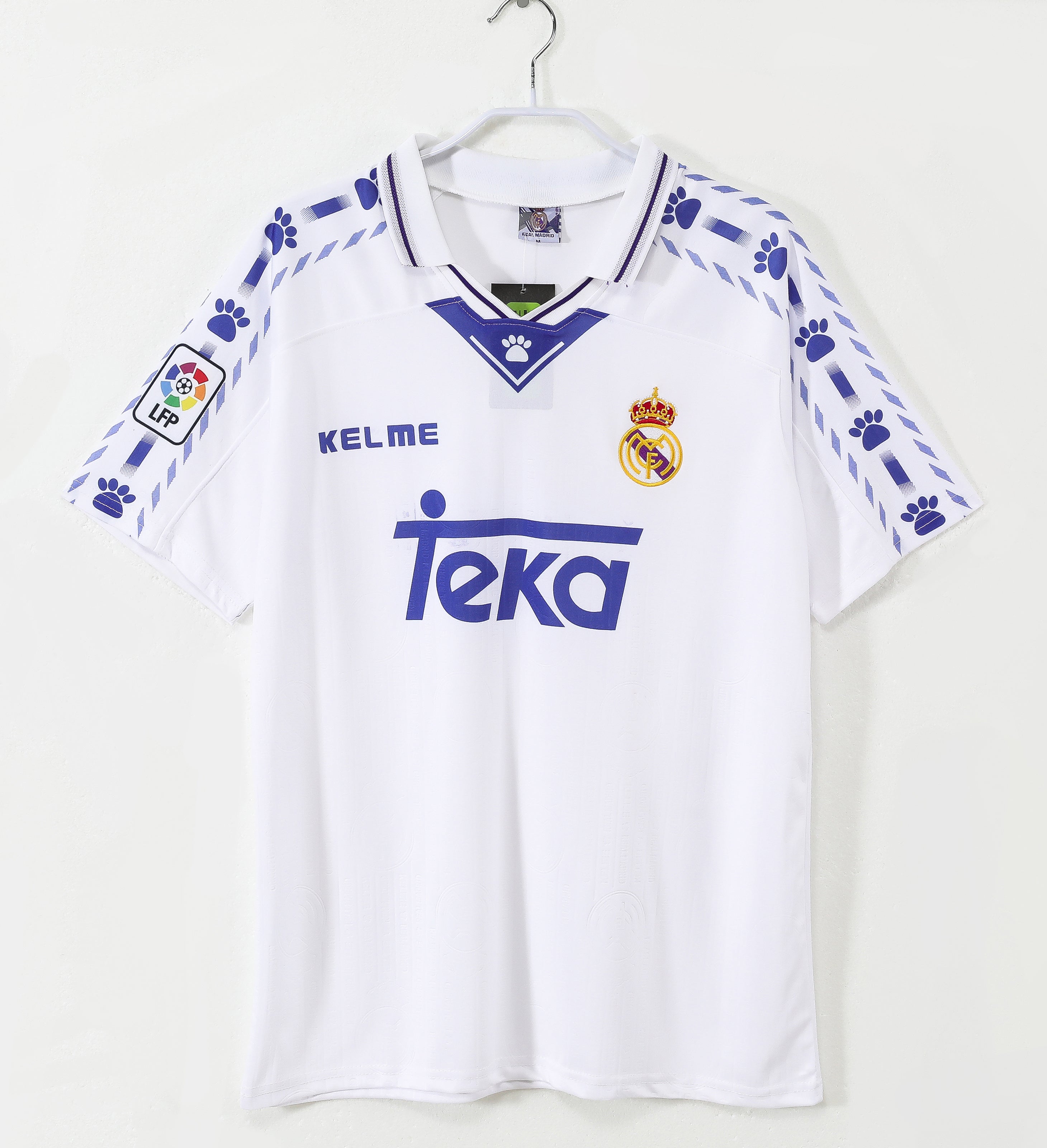 96/97 Real Madrid Home Retro Jersey