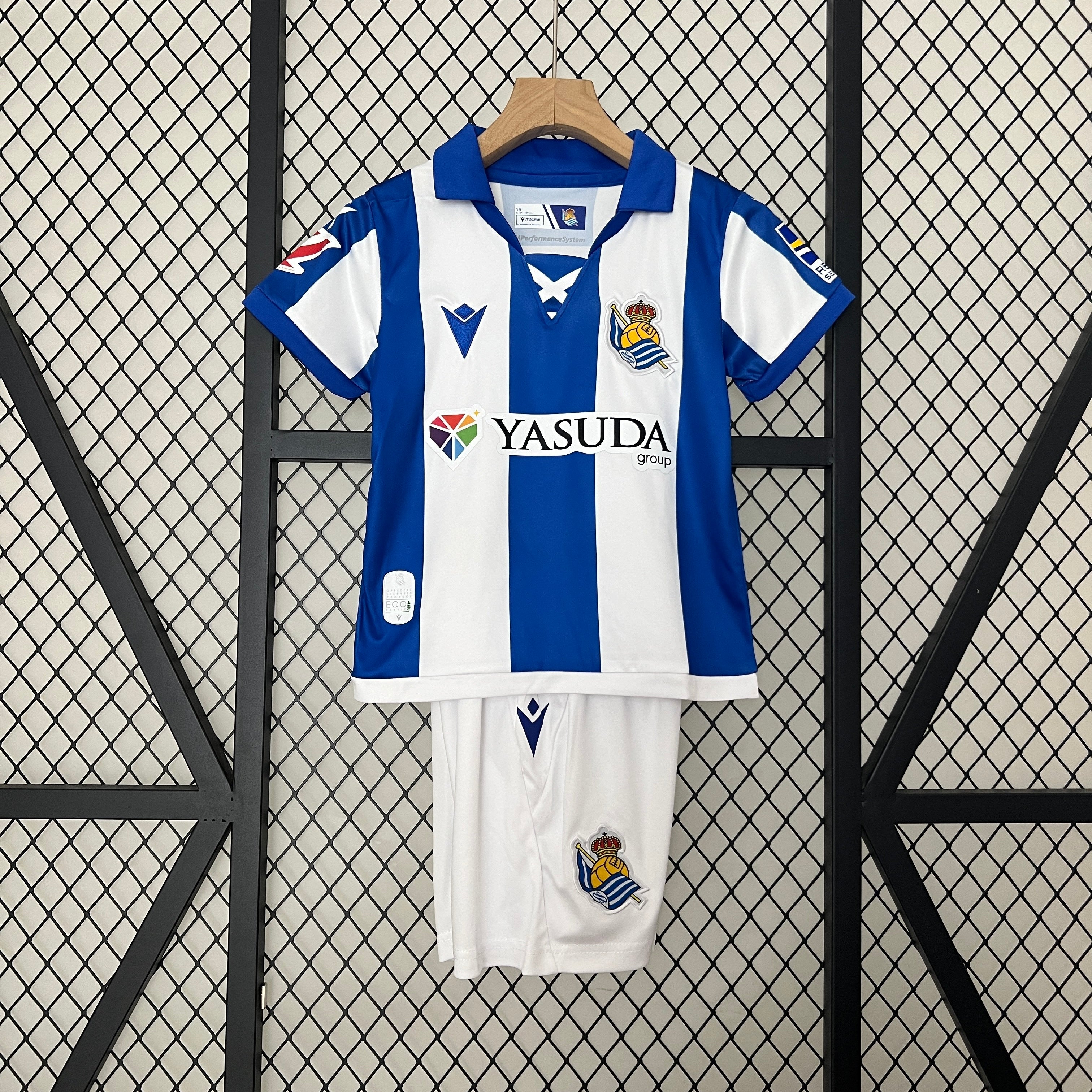 24/25 Real Sociedad Home Kids Jersey