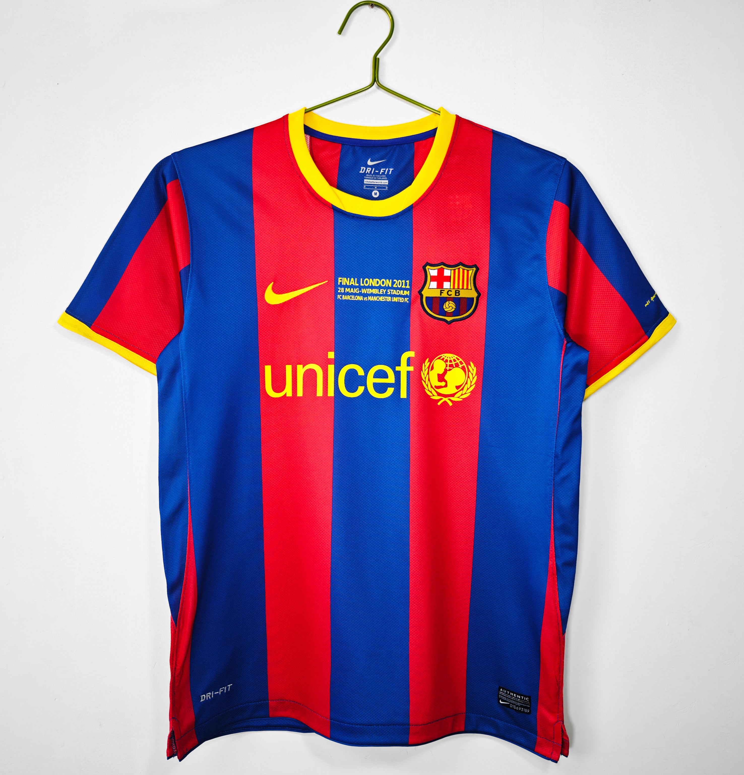 10/11 Barcelona UCL Final Home Retro Jersey