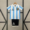 1986 Argentina Home Retro Kids Jersey