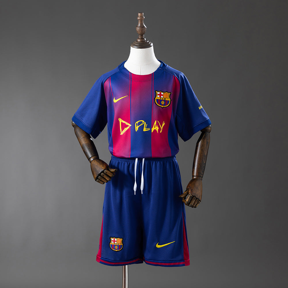 25/26 Barcelona x Ed Sheeran EL CLASSICO Special Kids Jersey