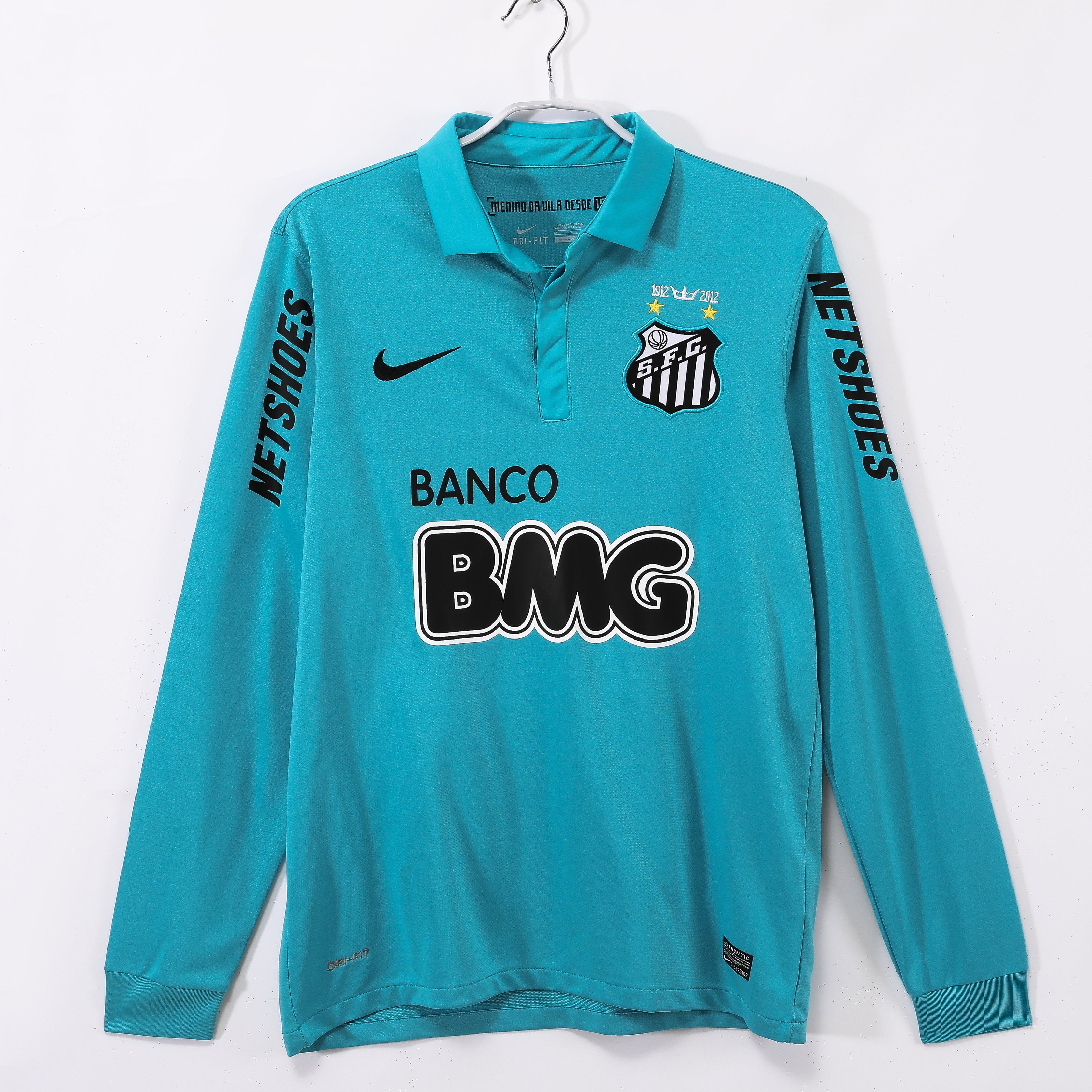 12/13 Santos Long Sleeve Third Away Retro Jersey