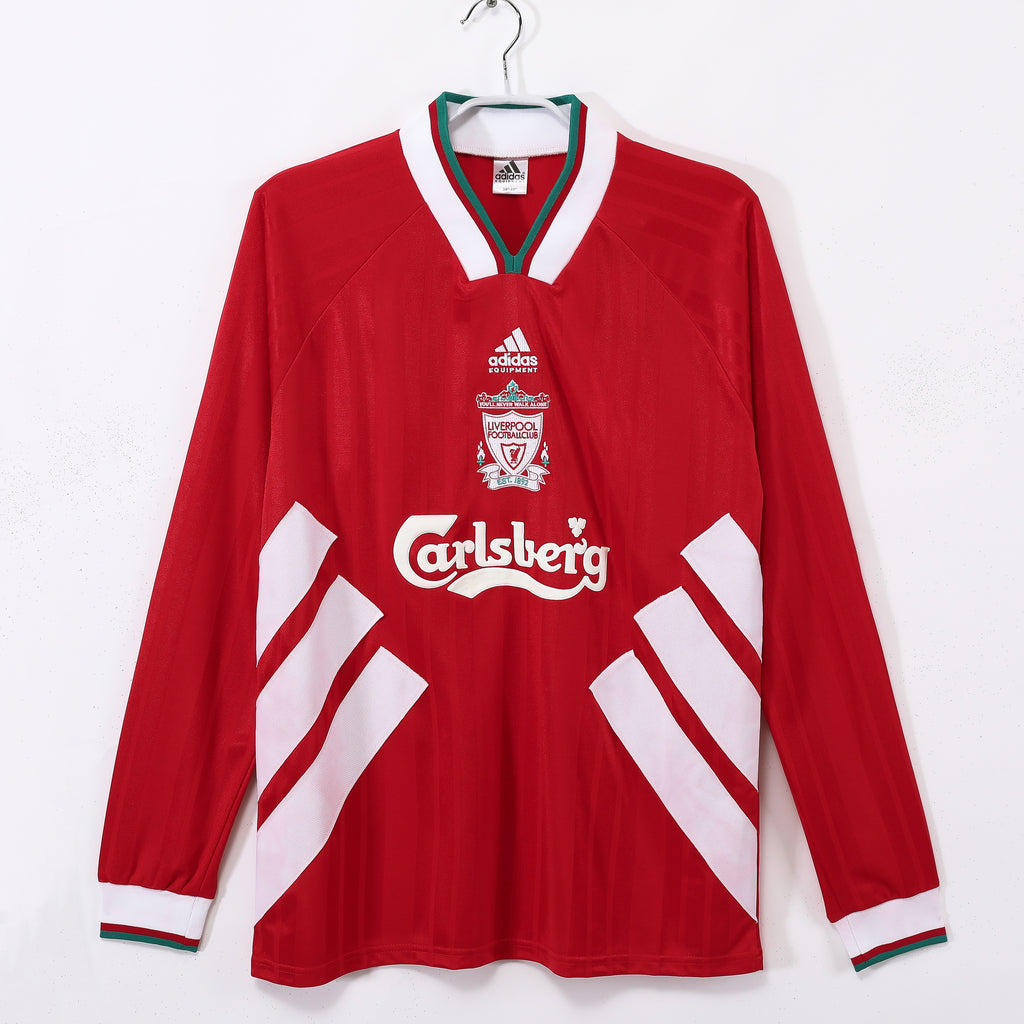 93/95 Liverpool Long Sleeve Home Retro Jersey