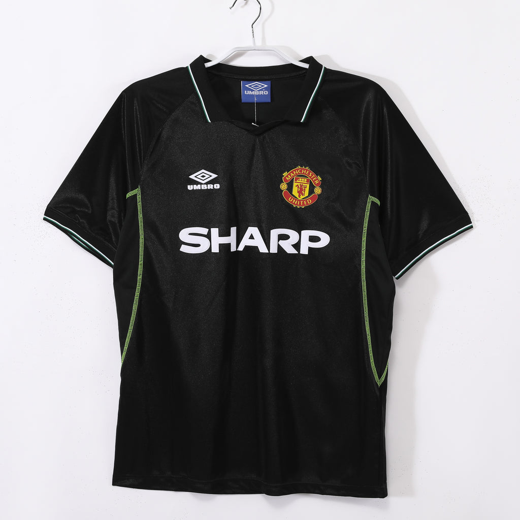 98/99 Manchester United Black Sharp Special Retro Jersey