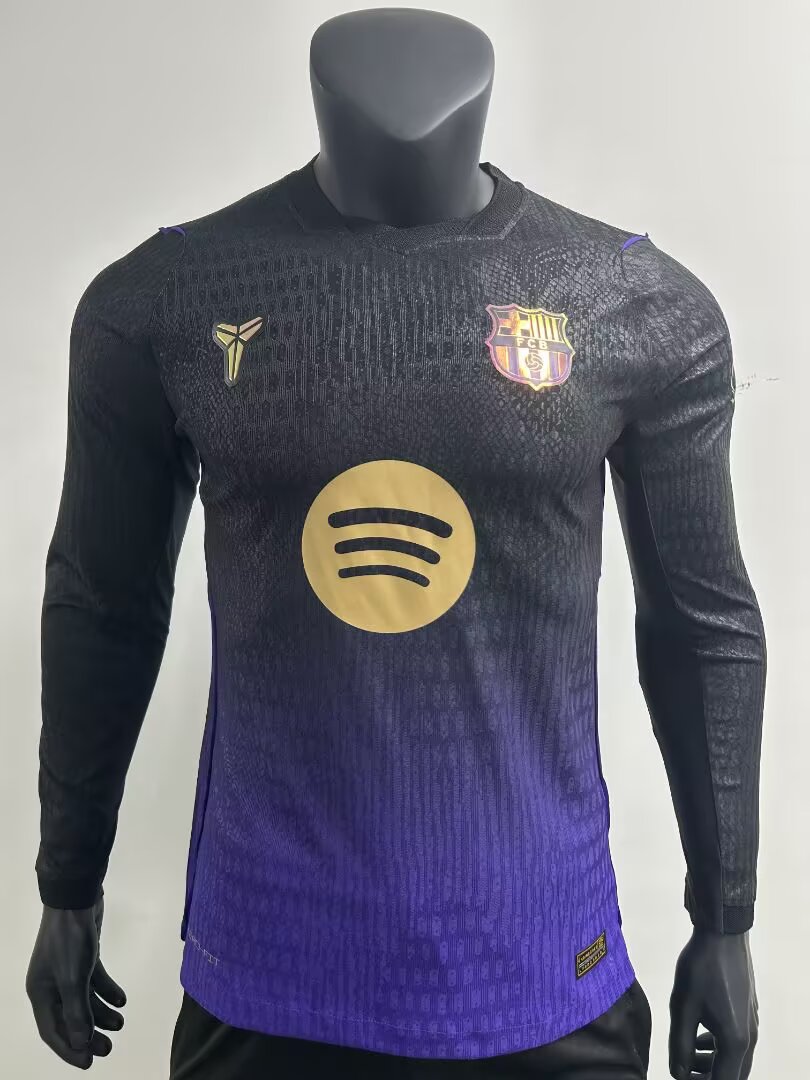 26/27 Barcelona Long Sleeve Away Jersey