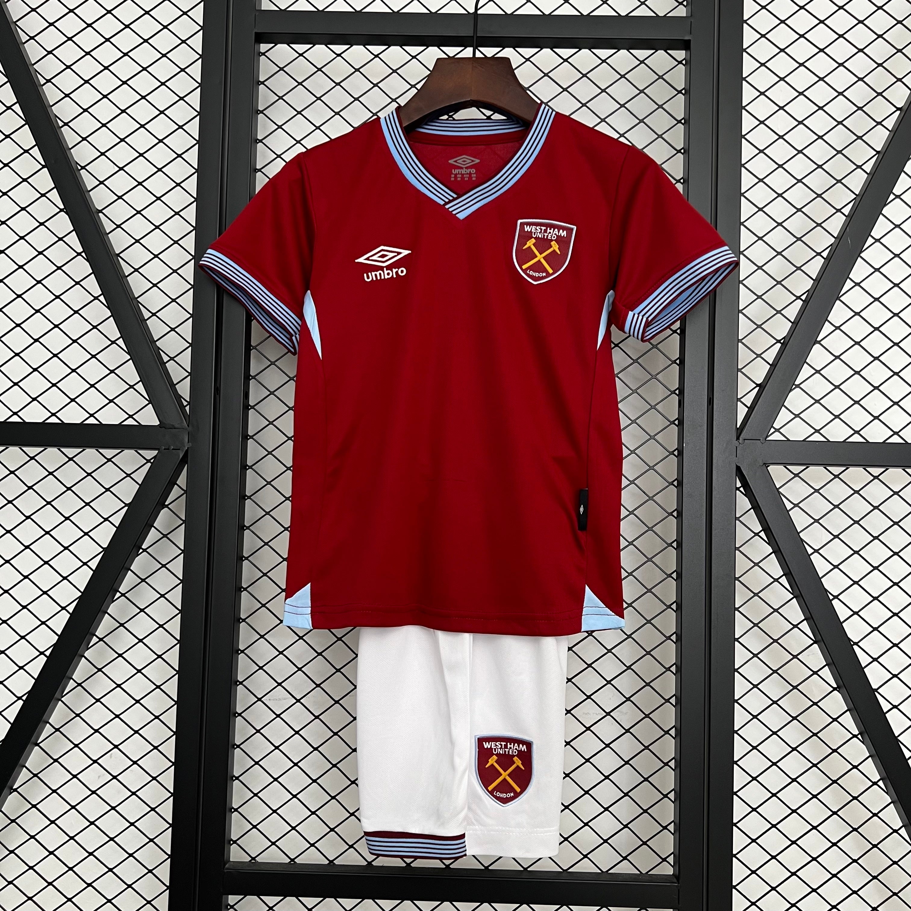 25/26 West Ham Home Kids Jersey