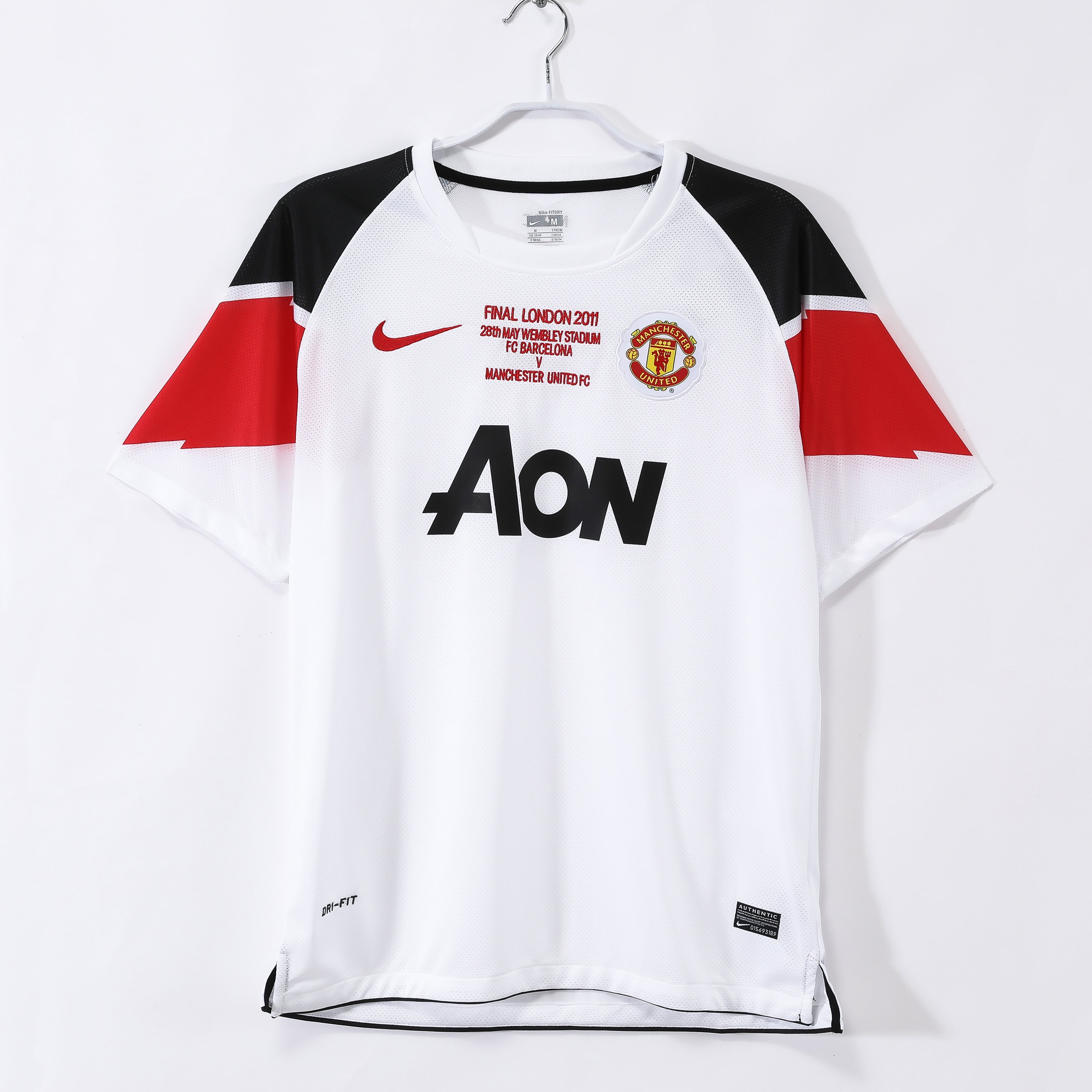 10/11 Manchester United UCL Final Away Retro Jersey