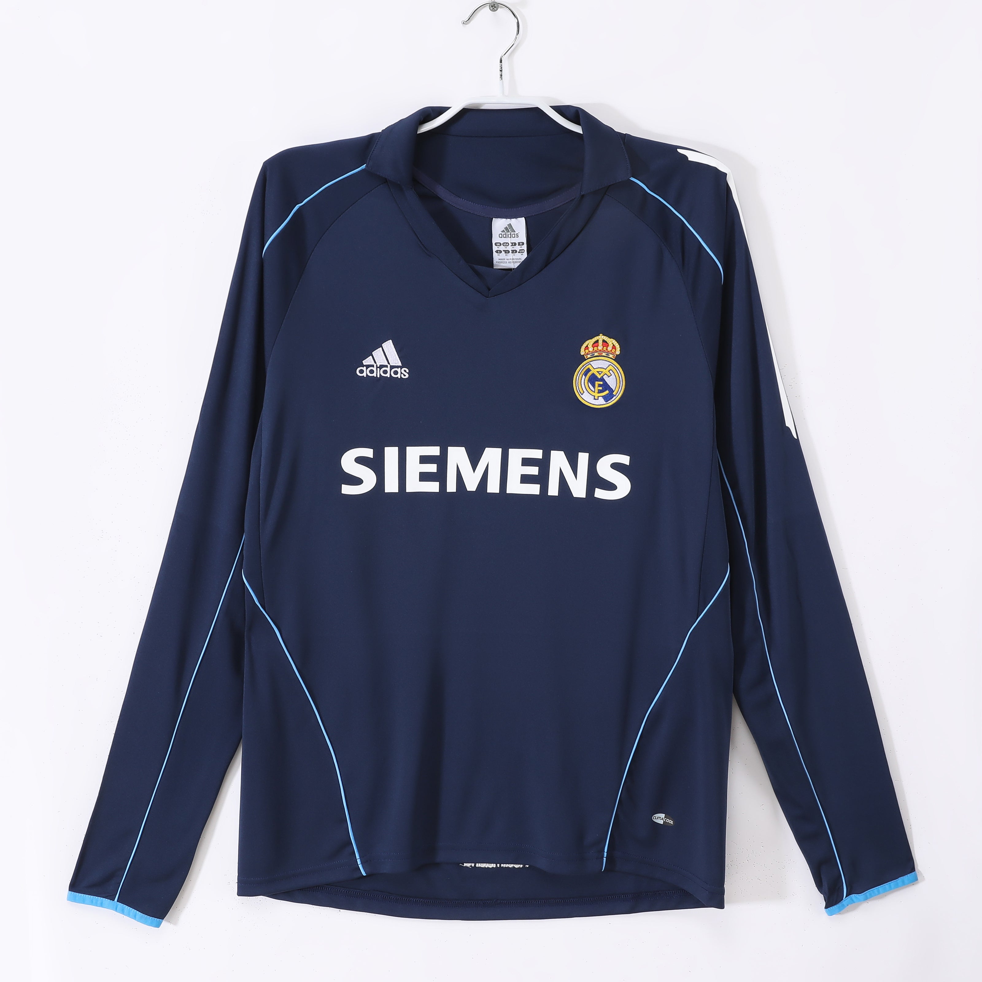 05/06 Real Madrid Long Sleeve Away Retro Jersey