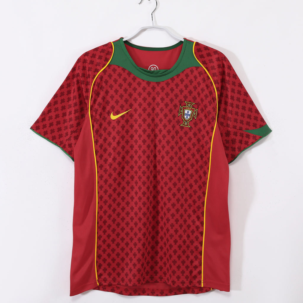 2004 Portugal Home Retro Jersey