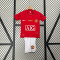 07/08 Manchester United UCL Final Retro Kids Jersey