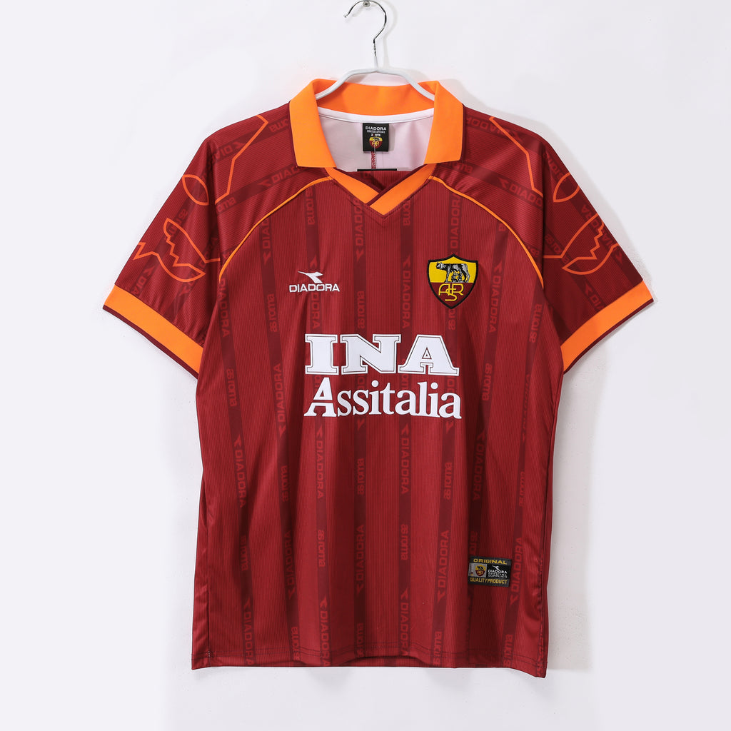 99/00 Roma Home Retro Jersey