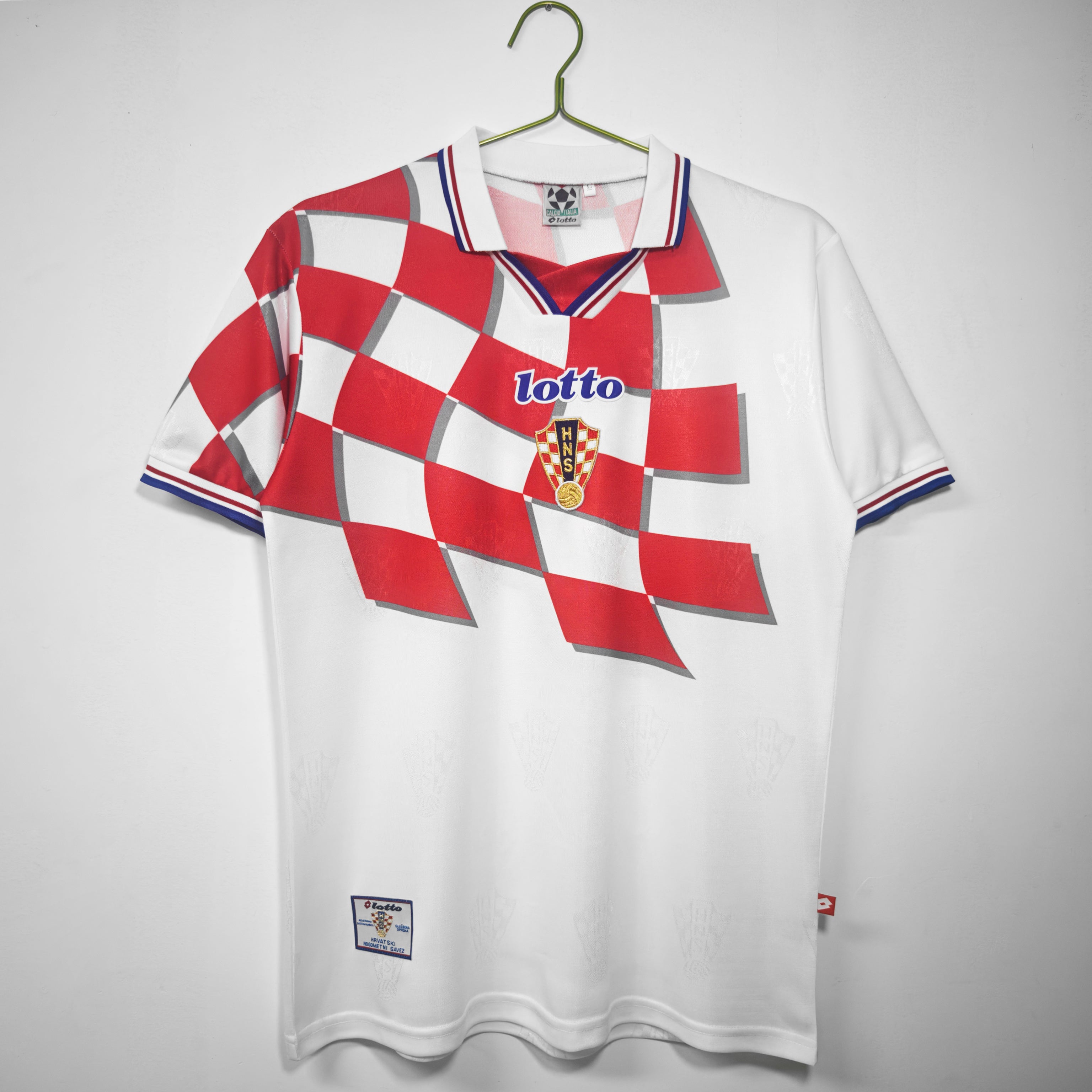 1998 Croatia Home Retro Jersey