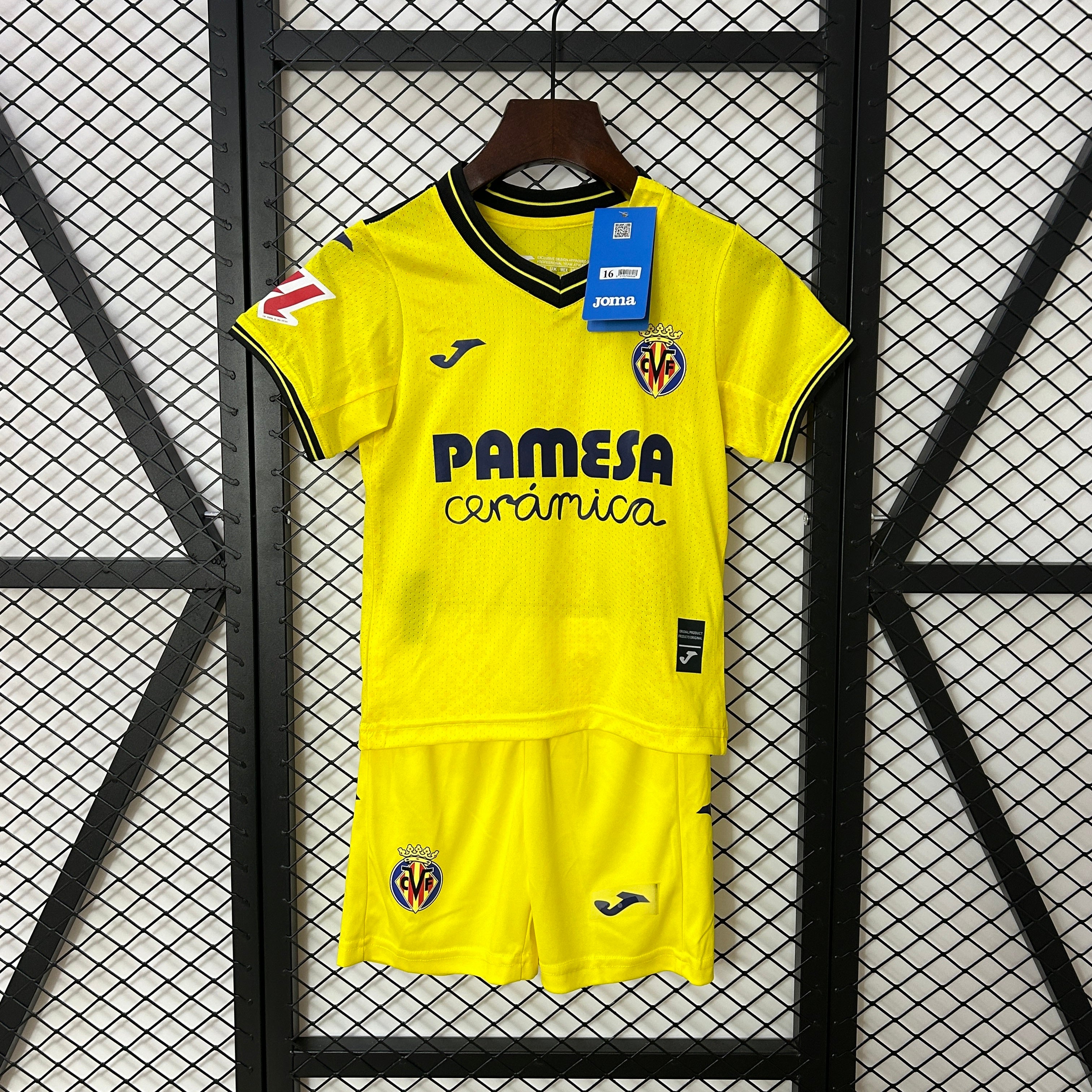 24/25 Villareal Home Kids Jersey