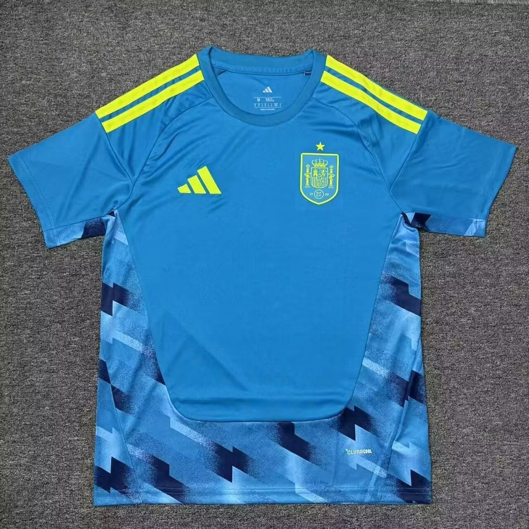 2026 Spain Blue Goalkeeper Jersey
