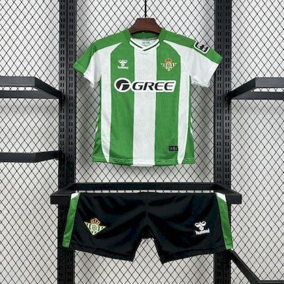 25/26 Real Betis Home Kids Jersey