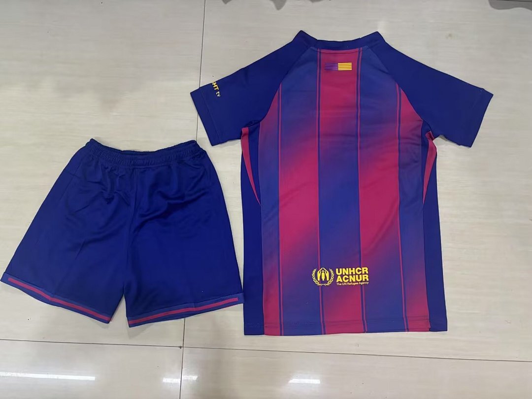 25/26 Barcelona Home Kids Jersey