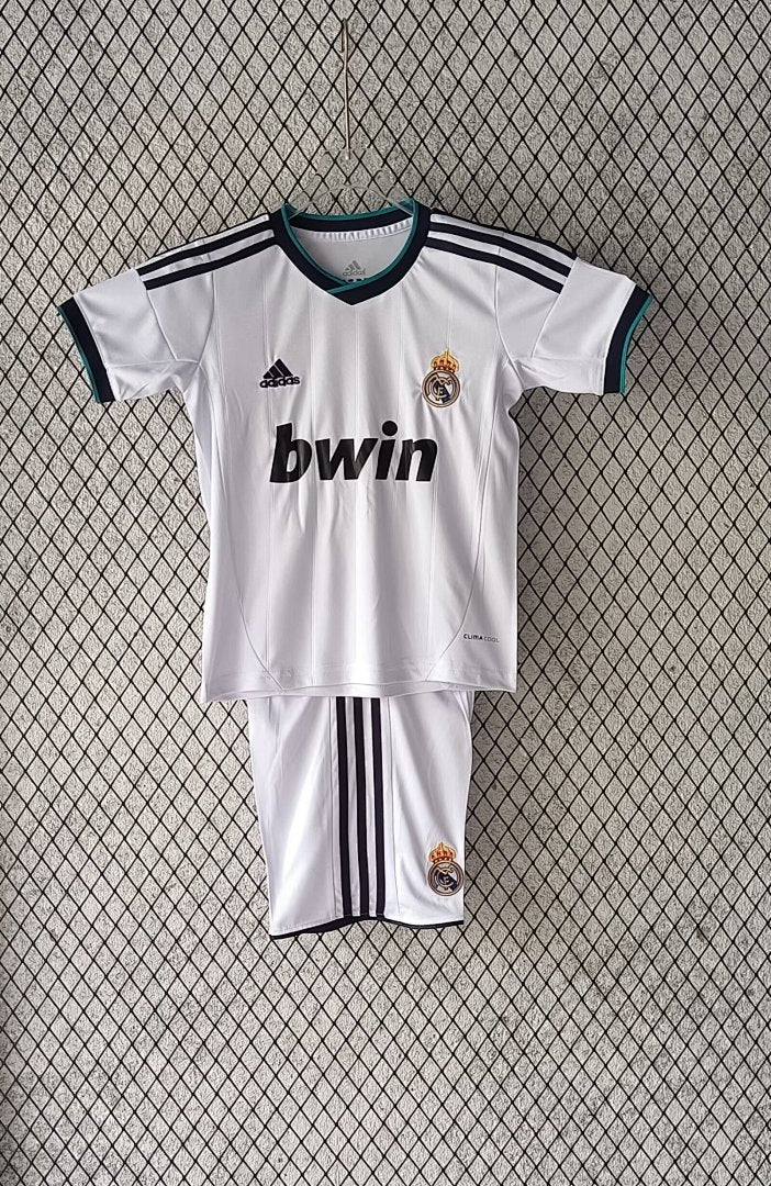 12/13 Real Madrid Home Retro Kids Jersey