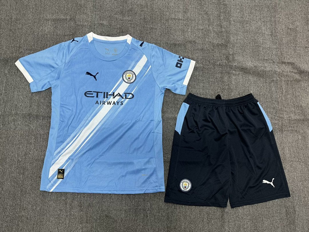 25/26 Manchester City Home Kids Jersey