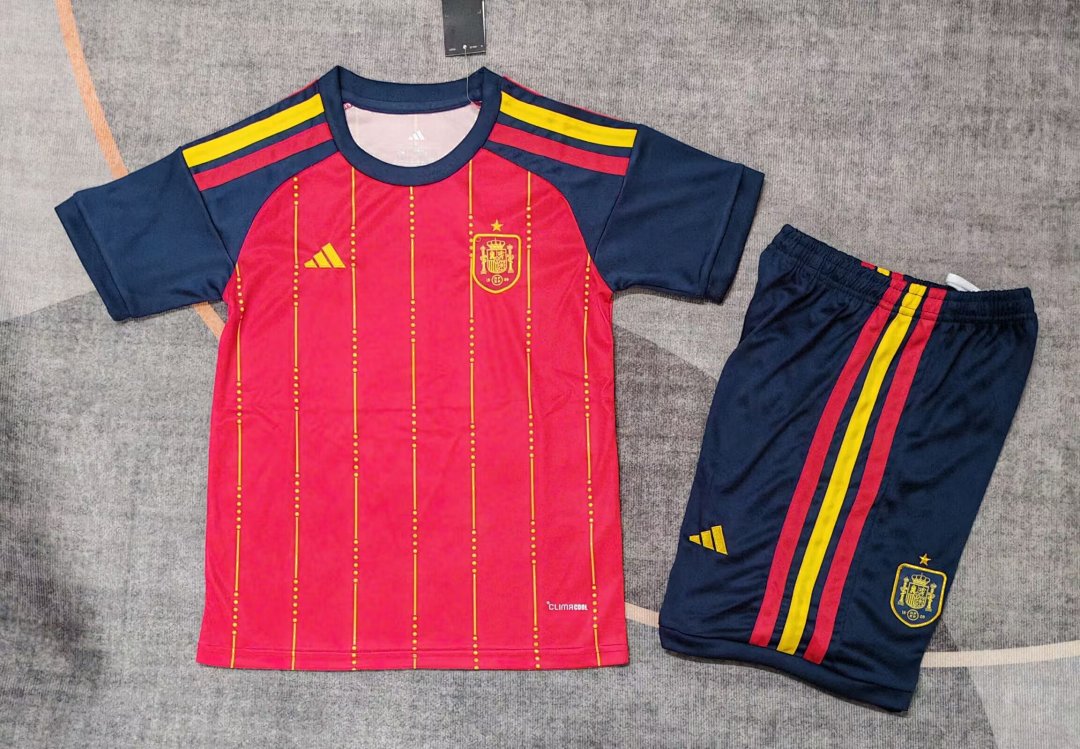 2026 Spain Home Kids Jersey