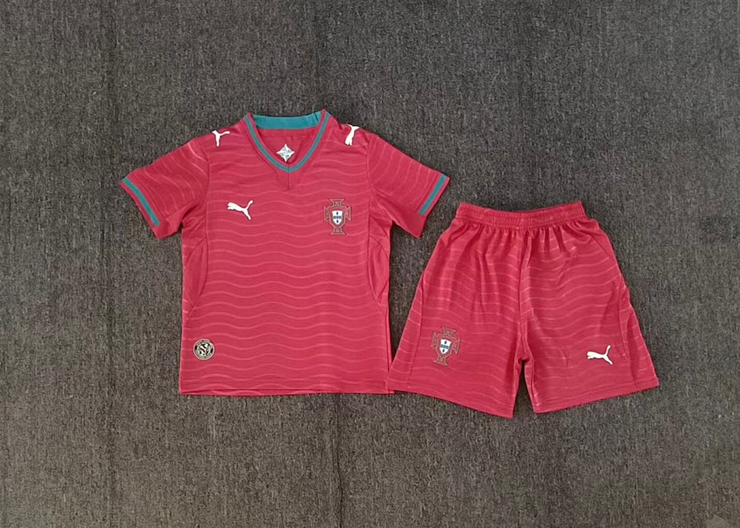 2026 Portugal Home Kids Jersey