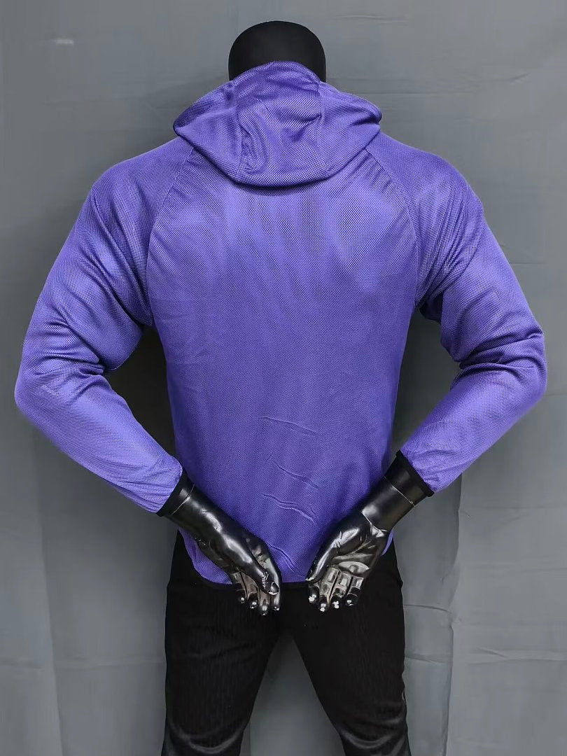 2026 France Purple Hooded Jacket
