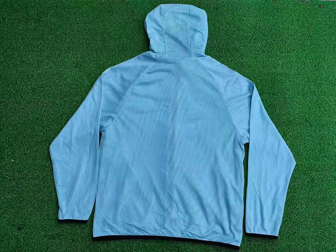 2026 France Sky Blue Hooded Jacket