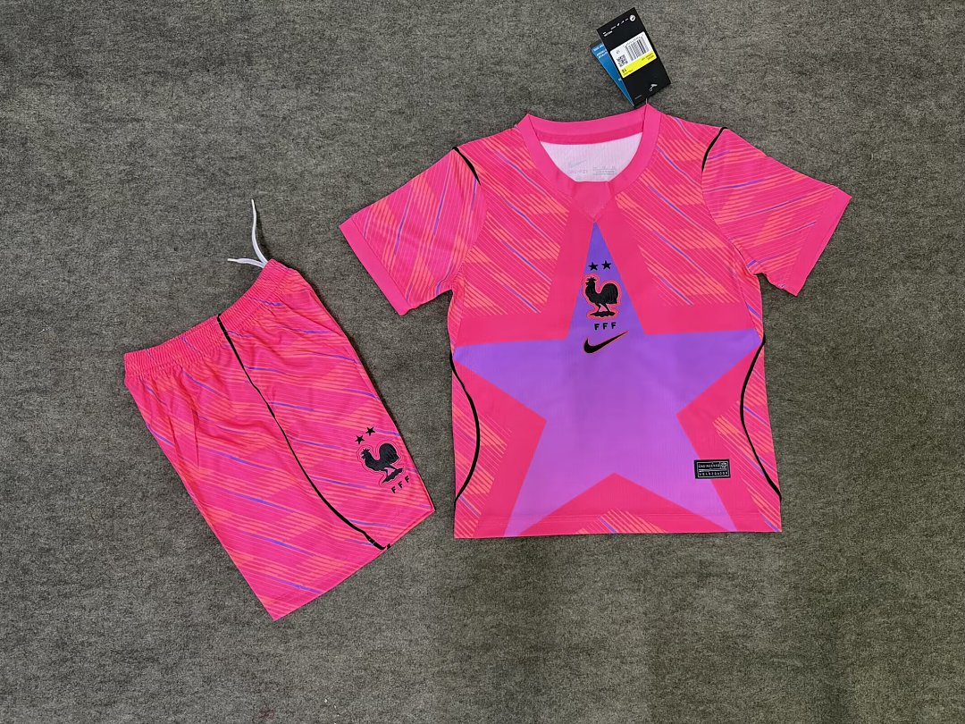 2026 France Goalkeeper Kids Jersey