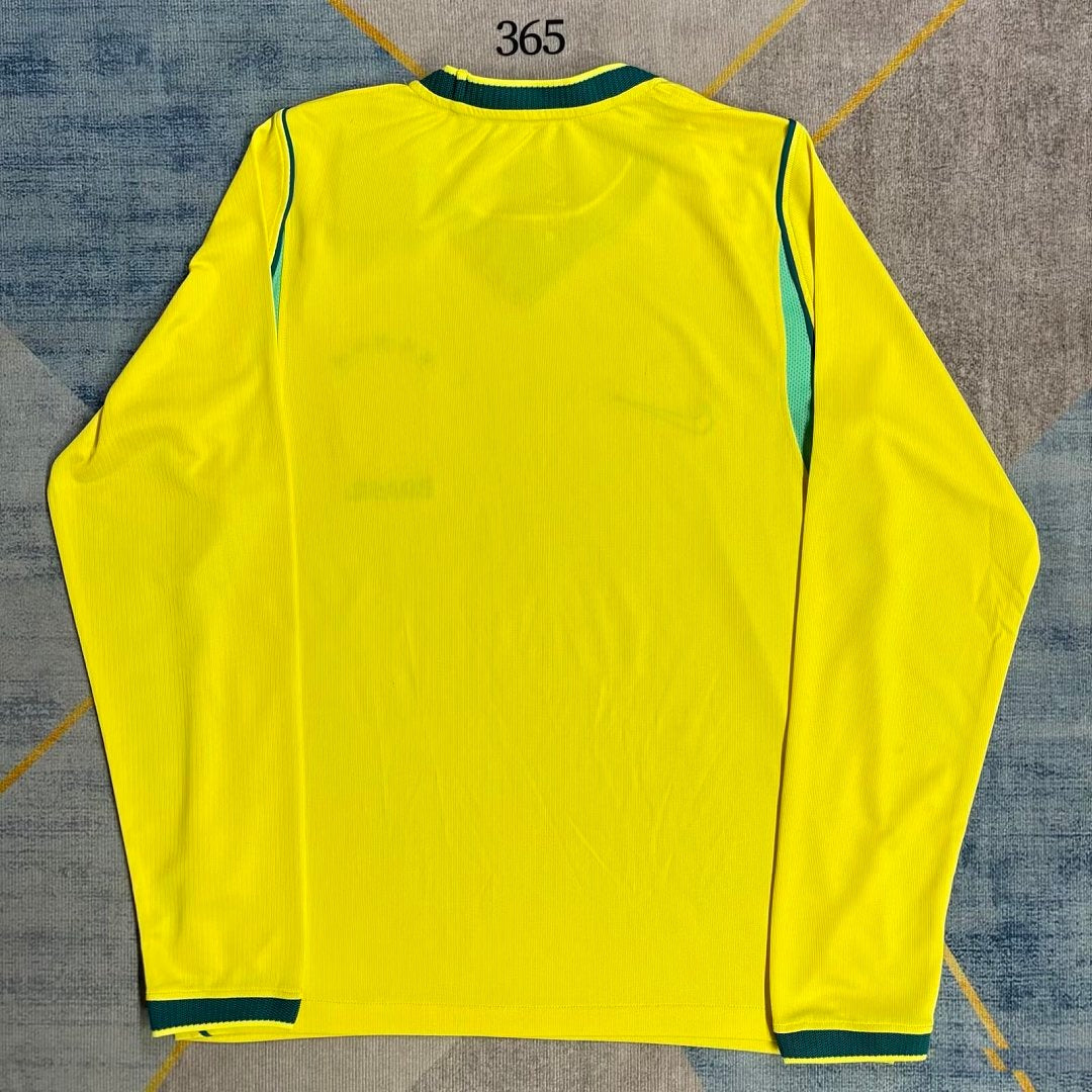 2026 Brazil Long Sleeve Home Jersey