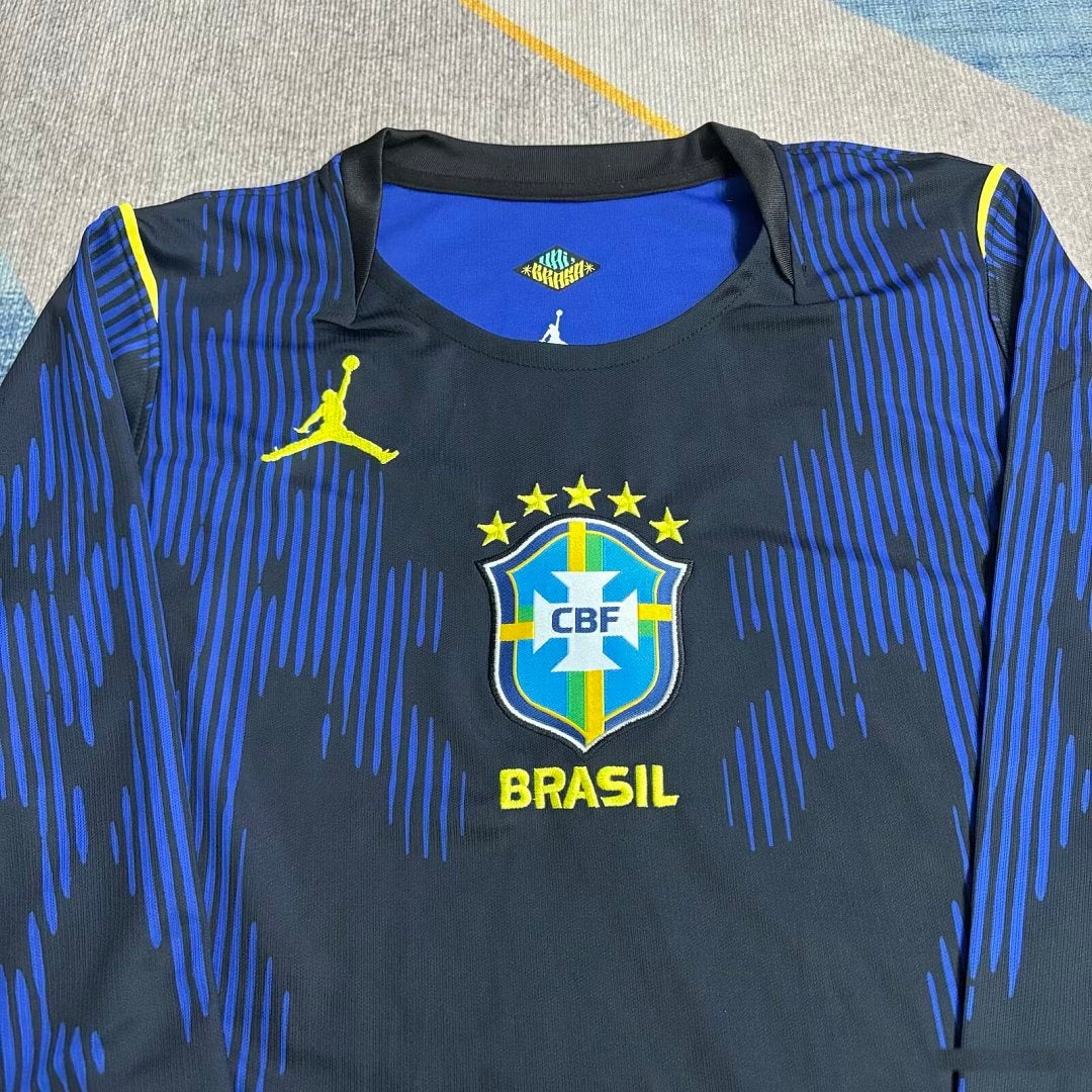 2026 Brazil Long Sleeve Away Jersey