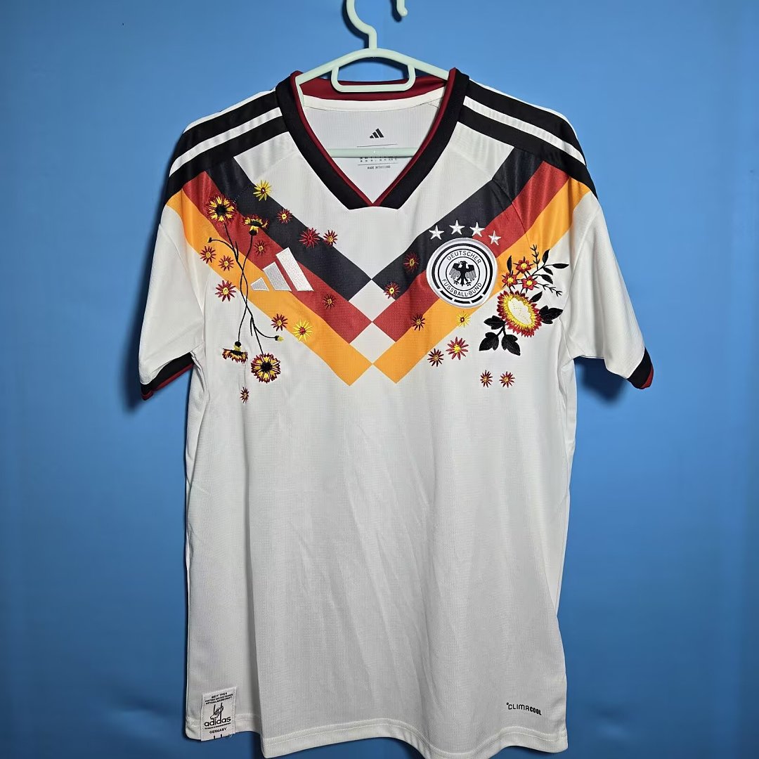 2026 Germany White Embroidered Special Jersey