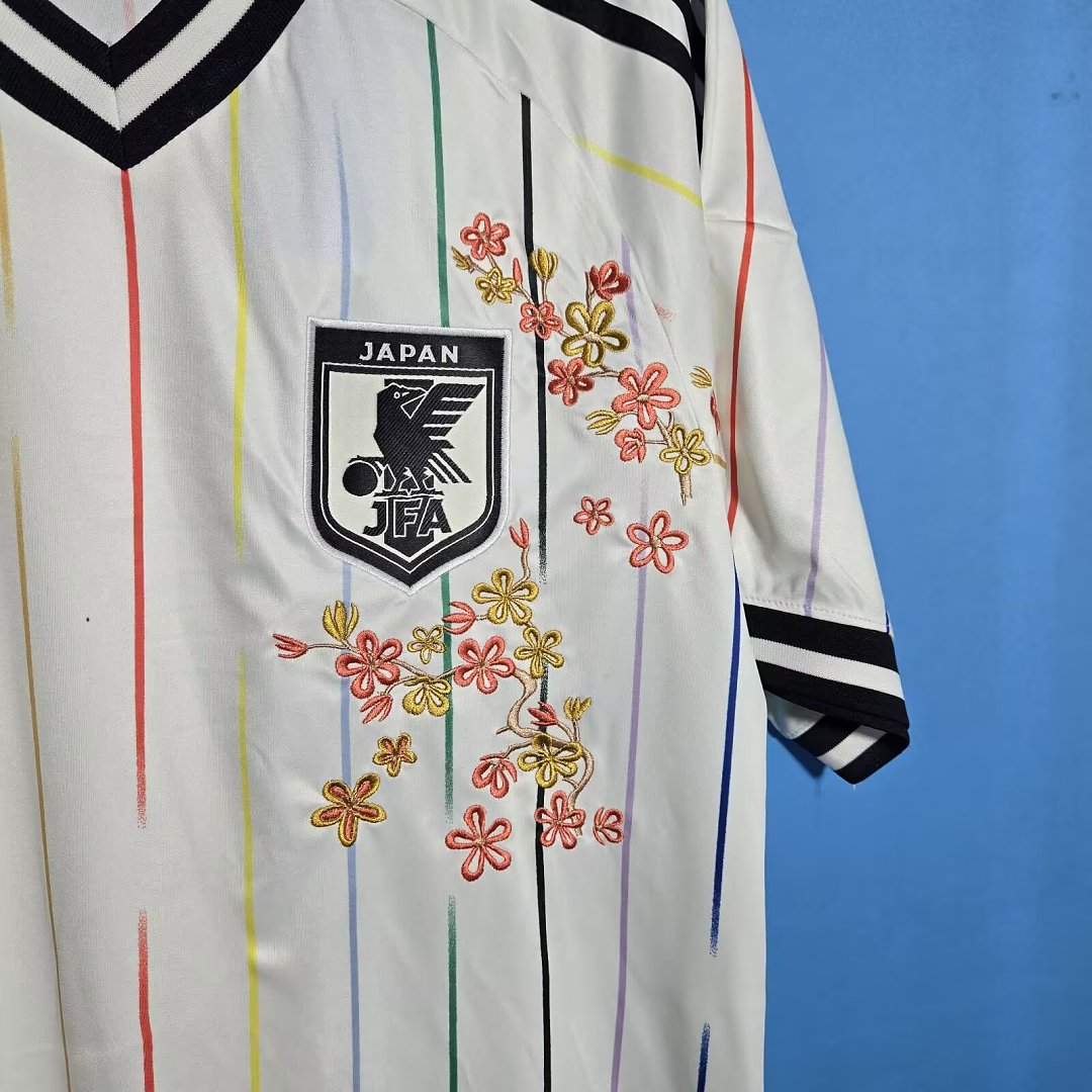 2026 Japan White Embroidered Special Jersey