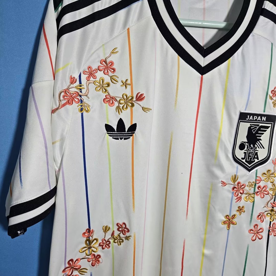 2026 Japan White Embroidered Special Jersey