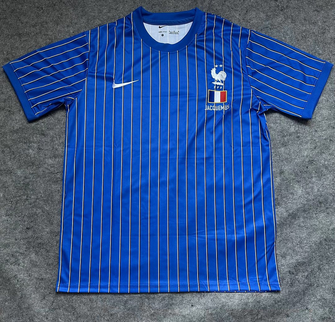 2026 France Blue Pinstripe Special Jersey