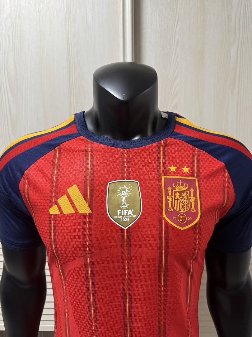 [2-STARS] 2026 Spain Home Jersey