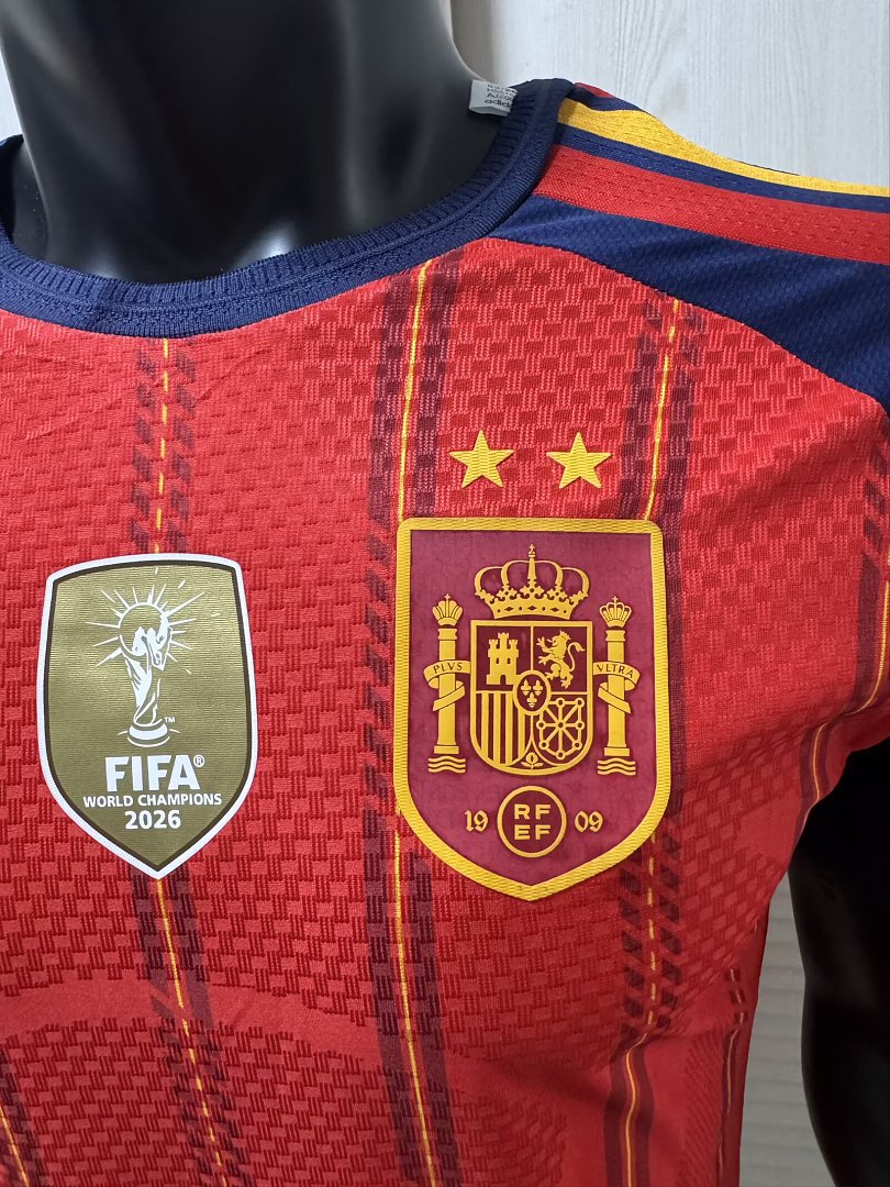 [2-STARS] 2026 Spain Home Jersey