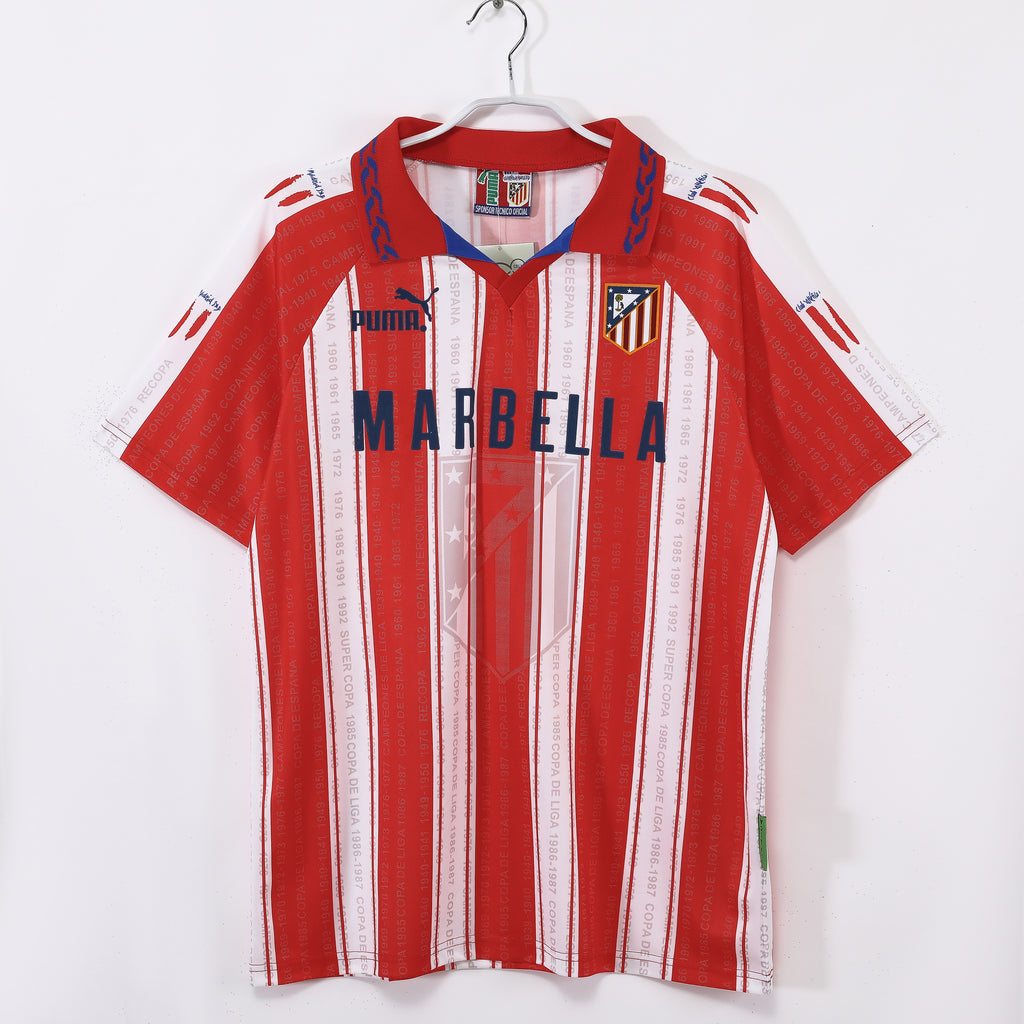 95/96 Atletico Madrid Home Retro Jersey