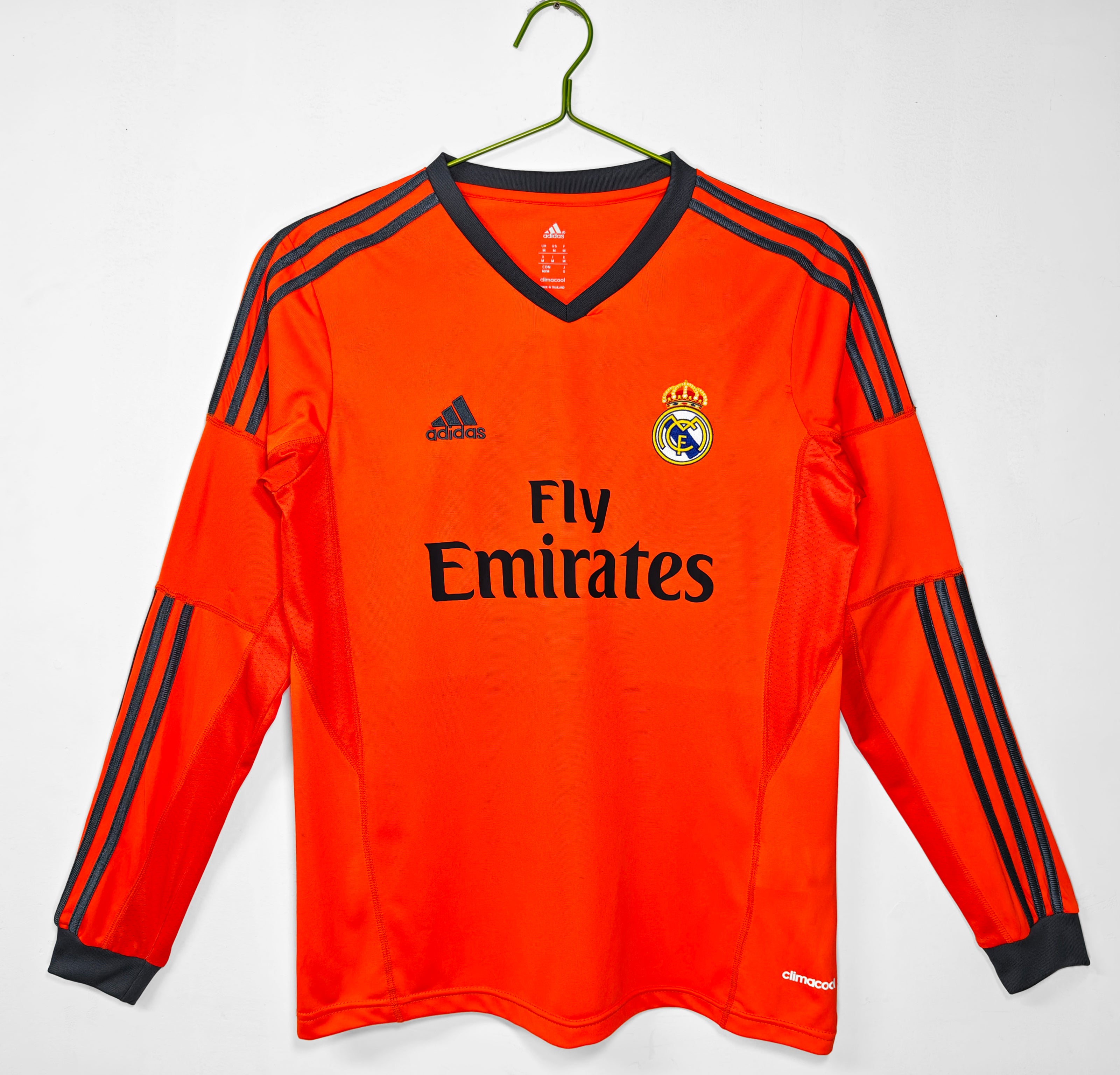 13/14 Real Madrid Long Sleeve Third Away Retro Jersey