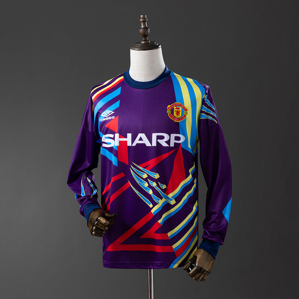 92/94 Manchester United Long Sleeve Retro Goalkeeper Jersey