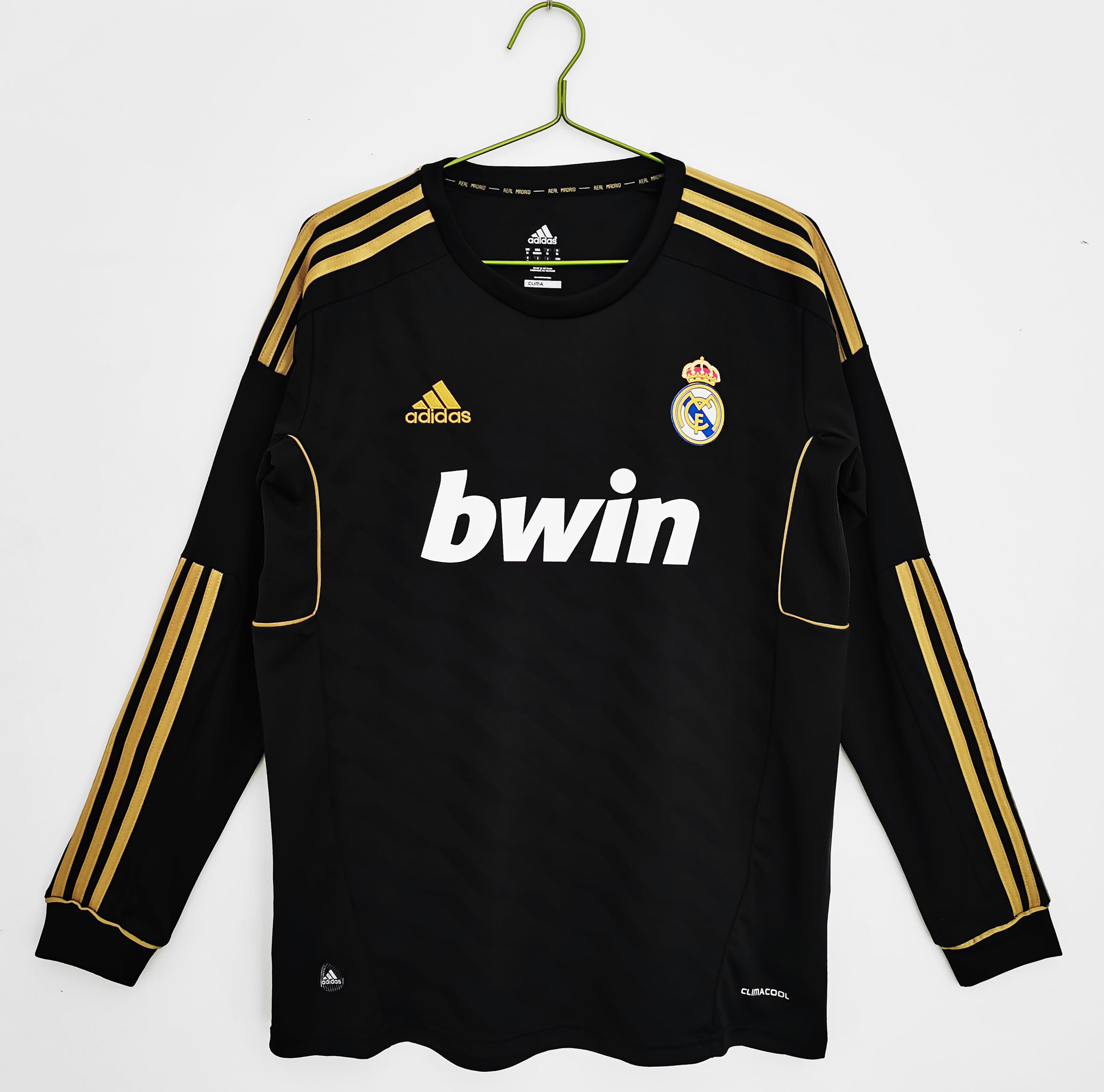 11/12 Real Madrid Long Sleeve Away Retro Jersey