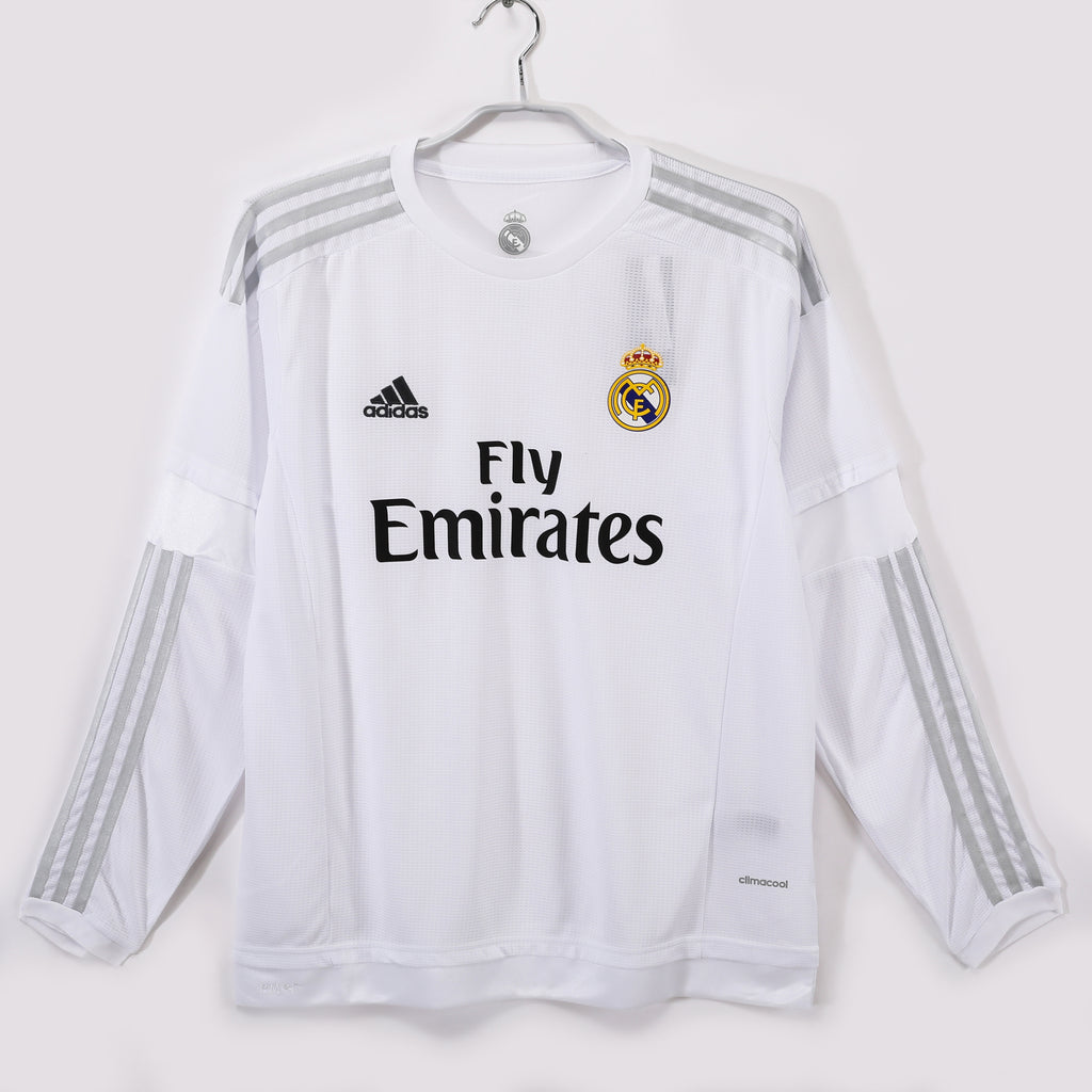 15/16 Real Madrid Long Sleeve Home Retro Jersey