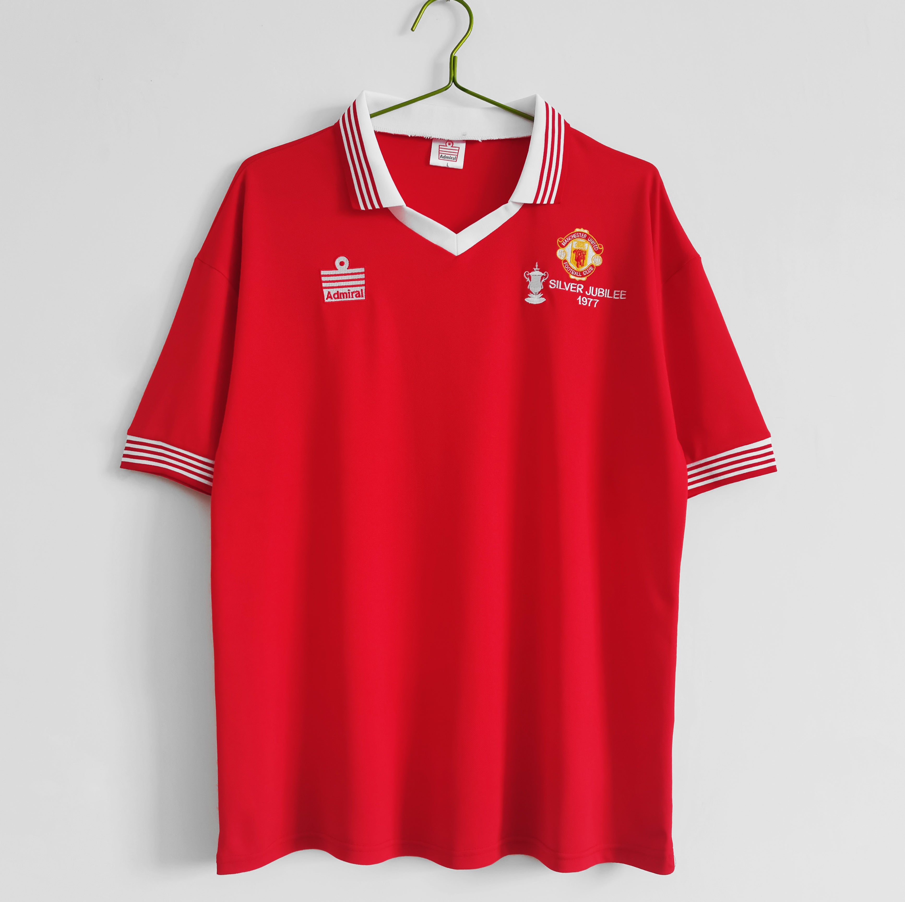 1977 Manchester United FA Cup Home Retro Jersey
