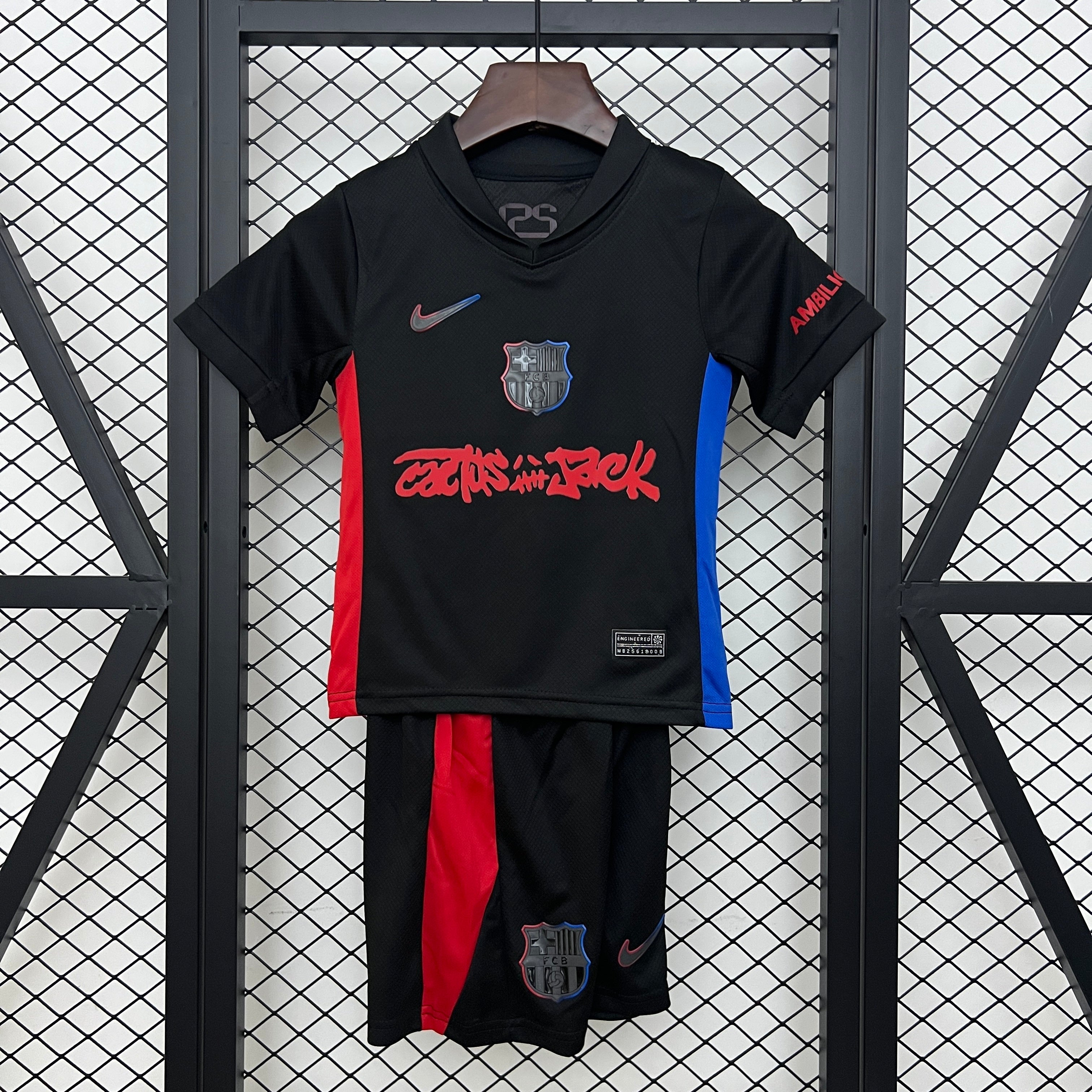 24/25 Barcelona Travis Scott Special Kids Jersey