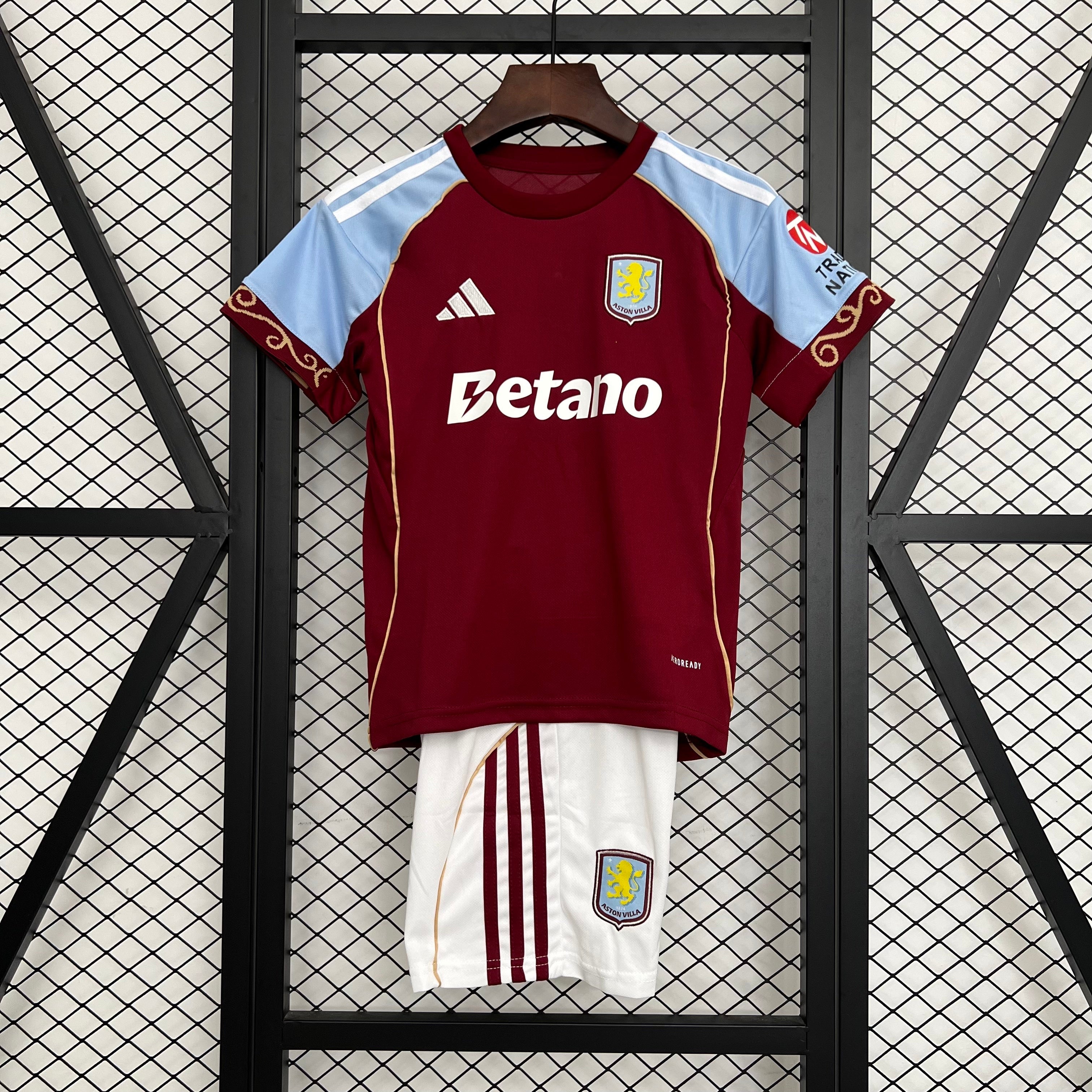 25/26 Aston Villa Home Kids Jersey