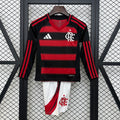 25/26 Flamengo Long Sleeve Home Kids Jersey