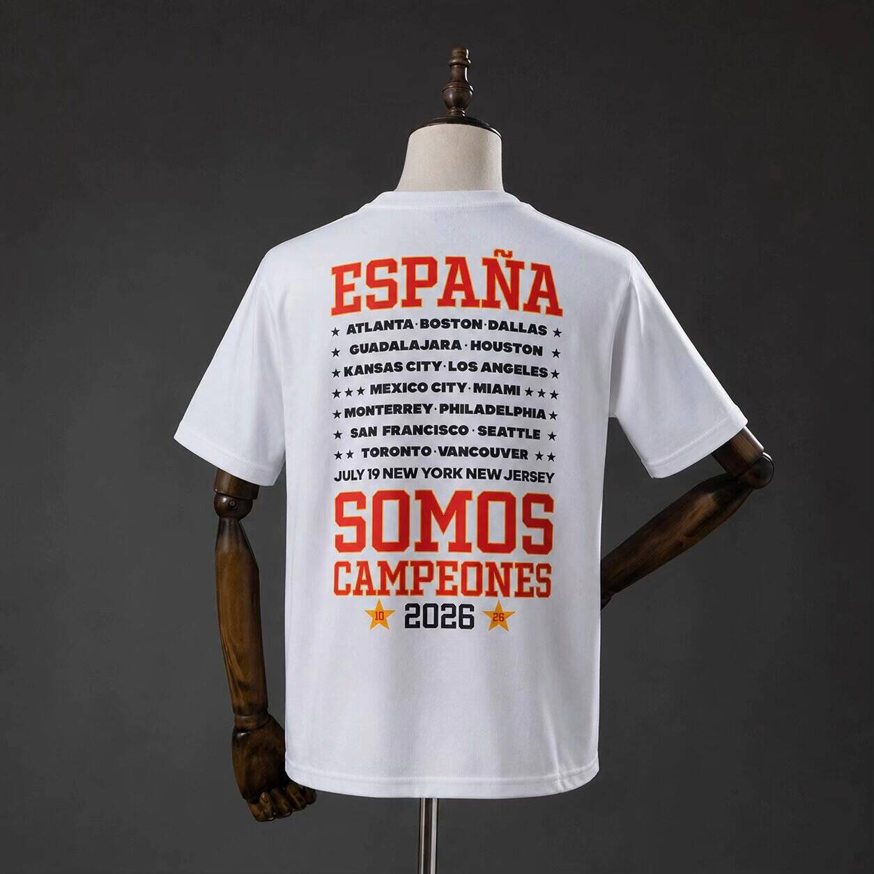 2026 Spain Champions of the world COTTON Jersey